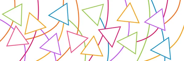 Achtergrondbeeld Met Kleurrijke Lijnen Driehoeken — Stockfoto