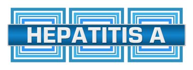 Hepatit mavi arkaplan üzerine yazılmış bir metin.