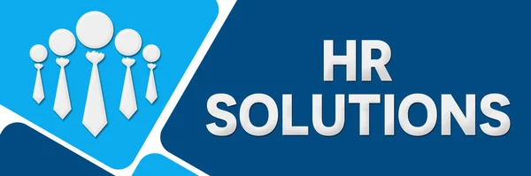 Solutions Text Written Blue Background — Stock Photo, Image