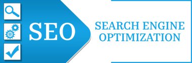 SEO - Metin ve ilgili sembollerle Motoru Ara Konsept Görüntüsü.