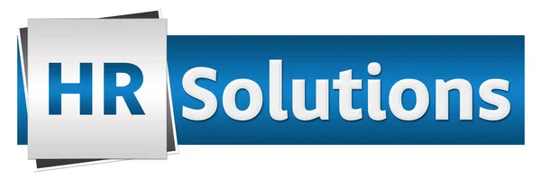 Solutions Text Written Blue Grey Background — Stock Photo, Image