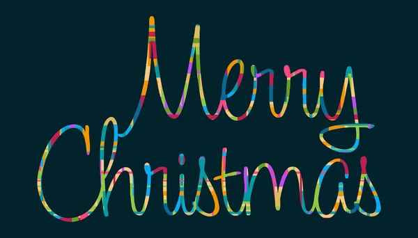 Merry Christmas Text Colorful Texture — Stock Photo, Image