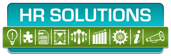 Solutions Concept Image Text Business Symbols — Stock Photo, Image