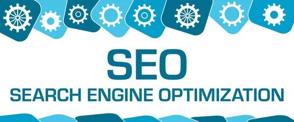 Seo Search Engine Optimization Concept Image Σύμβολα Κειμένου Και Εργαλείων — Φωτογραφία Αρχείου