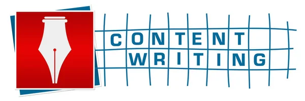 Content Writing Concept Image Text Related Symbol — Stock Photo, Image