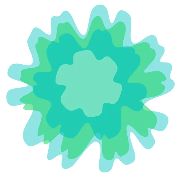 Цветочный Фон Бирюзово Зелеными Цветами — стоковое фото