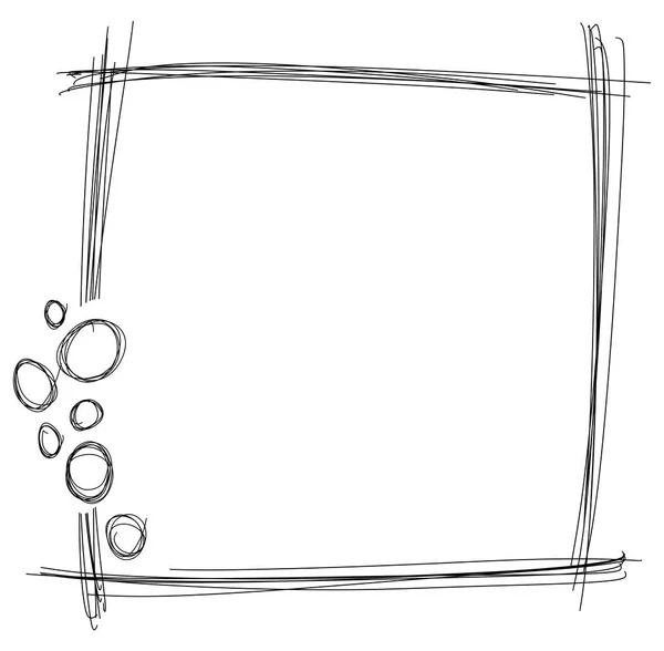 Frame Background Lines Circles — Stock Photo, Image