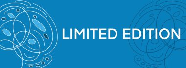 Limited Edition text written over blue background.