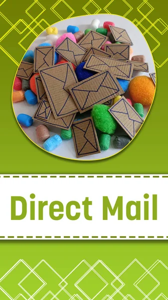 Direct Mail concept image with text and envelope image.