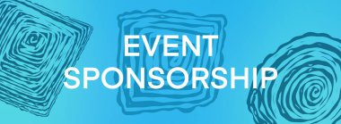 Olay Sponsorluk metni mavi arkaplan üzerine yazıldı.