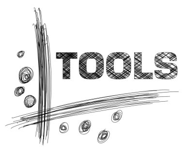 Kalem desenli beyaz arkaplan üzerine yazılmış araç metinleri.