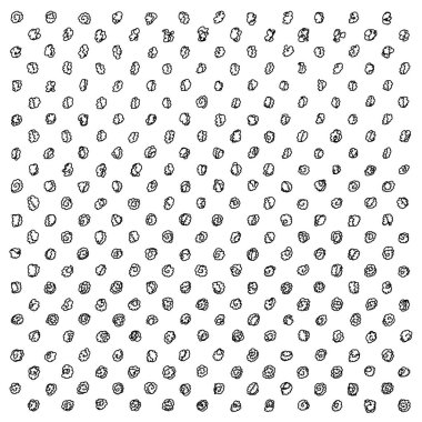 El çizimi noktalı arkaplan resmi.