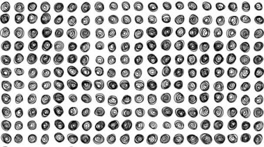 Noktalar şebekesi yanıp sönen video arkaplanı.