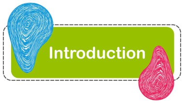 Yeşil mavi pembe arkaplan üzerine yazılmış giriş metni.