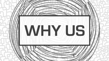 Neden siyah beyaz arkaplan üzerine yazılmış US metni.