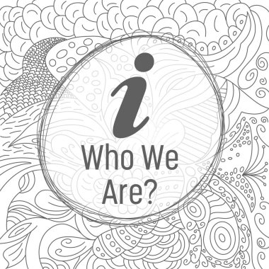 Arkaplanda karalama desenli 