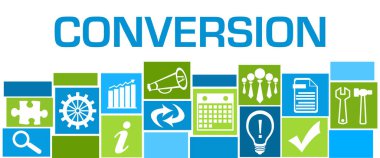 Metin ve iş simgeleri ile konsept resmini dönüştür.