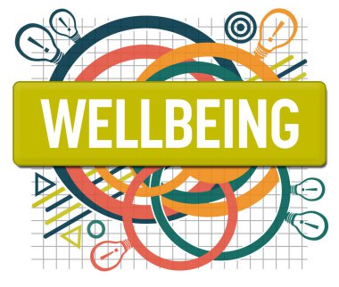 Refah metni renkli arkaplan üzerine yazıldı.