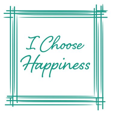 Turkuaz arkaplan üzerinden yazılmış Mutluluk metnini seçiyorum.