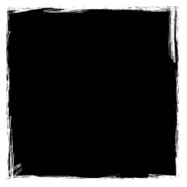 Kare şeklinde arkaplan ve kenarlarında çizikler.