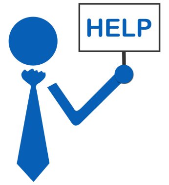 Kravat ile sembol ile tutulan panonun üzerine yazılmış metin ile kavramsal resim yardım.