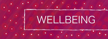 Refah metni pembe arkaplan üzerine yazıldı.