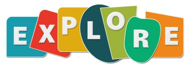 Renkli arkaplanda yazılmış metni keşfet.