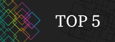 Koyu renkli arkaplan üzerine yazılmış ilk beş metin.