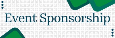 Olay Sponsorluk metni yeşil turkuaz arkaplan üzerine yazıldı.