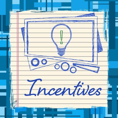 Metin ve ampul sembollü konsept görüntüsünü teşvik eder.