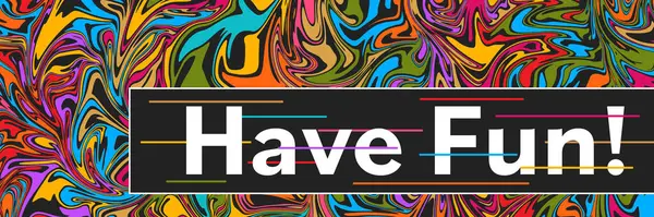 Koyu renkli arkaplanda eğlenceli metin yazılsın.