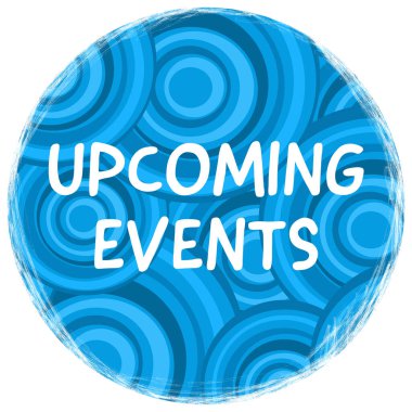 Yaklaşan Olaylar mavi arkaplan üzerine yazılmış metni.