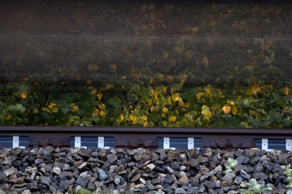 Hoogeveen Países Baixos Outubro 2022 Acelerando Trem Fluxo Hoogeveen Países — Fotografia de Stock