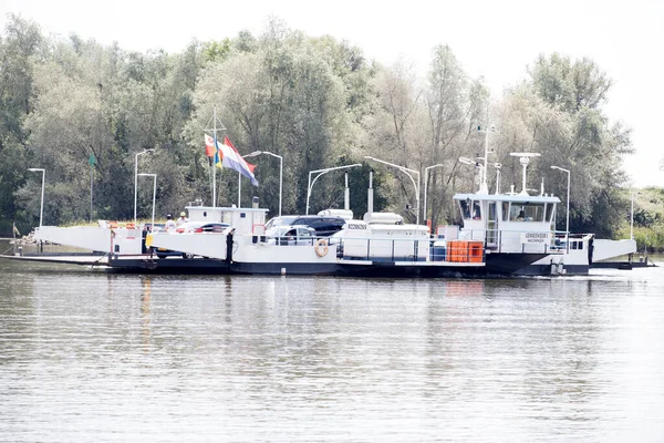 Wageningen Países Baixos Junho 2023 Turn Ferry Van Lexkesveer Países — Fotografia de Stock