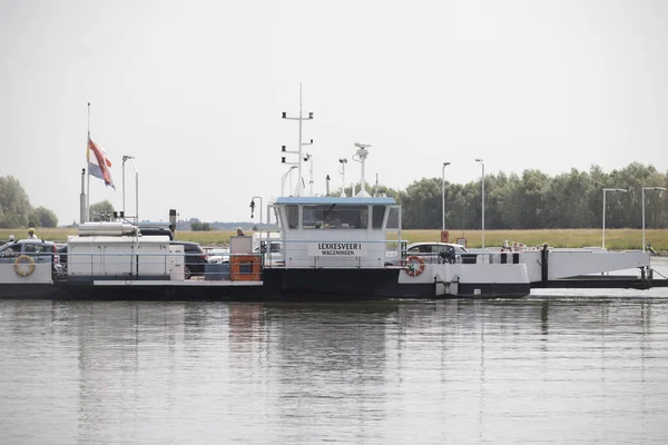 Wageningen Pays Bas Juin 2023 Tourner Ferry Van Lexkesveer Pays — Photo