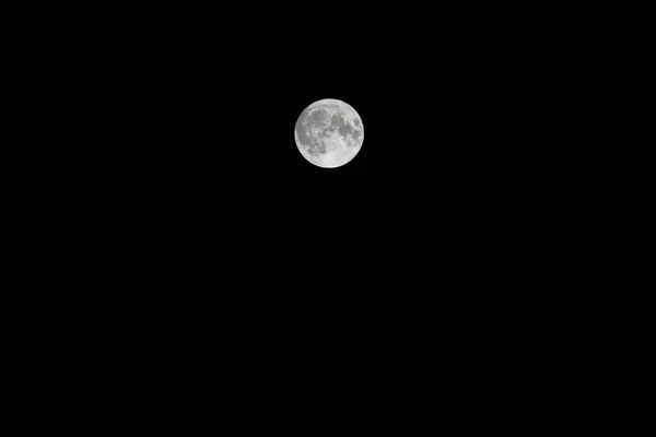 Місяць Над Двінгелдервельдом Нідерланди — стокове фото