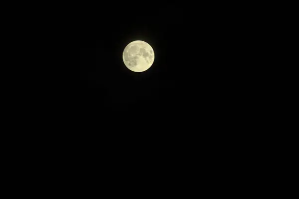 Місяць Над Двінгелдервельдом Нідерланди — стокове фото