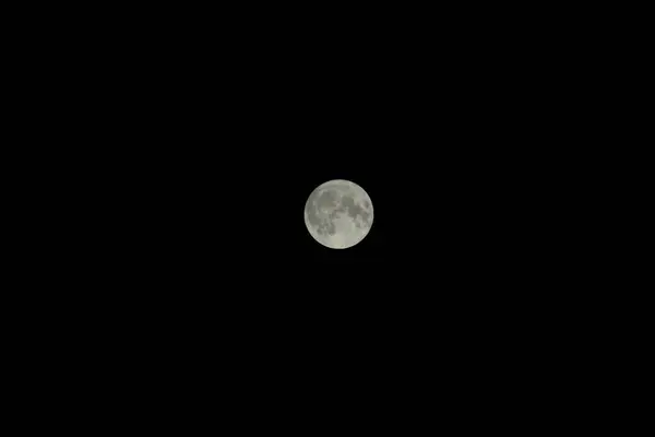 Φεγγάρι Πάνω Από Dwingelderveld Ολλανδία — Φωτογραφία Αρχείου