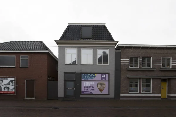 Assen Niederlande Dezember 2023 Haus Assen Niederlande Stockfoto