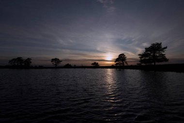 Hollanda, Dwingelderveld 'de gün batımı