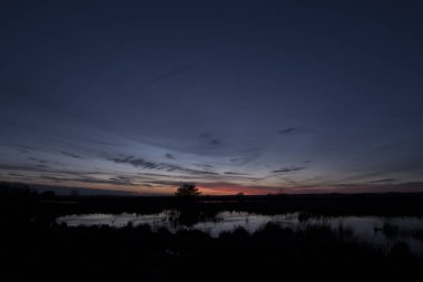 Hollanda, Dwingelderveld 'de gün batımı