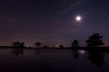 Hollanda, Dwingelderveld 'in üstündeki yıldızlı gökyüzü