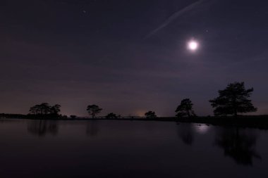 Hollanda, Dwingelderveld 'in üstündeki yıldızlı gökyüzü