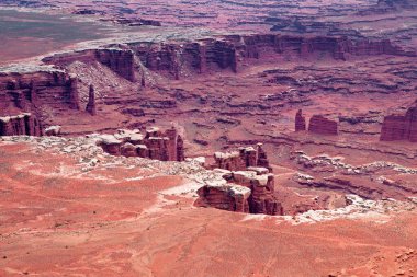 Grand Canyon Ulusal Parkı 'ndaki dağlar, ABD