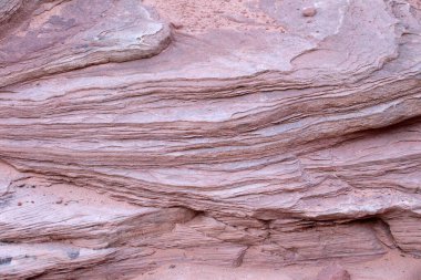 Utah, ABD - 16 Ağustos 2017: Arches Ulusal Parkı 'nda Kum Taşı yapı kaya oluşumları