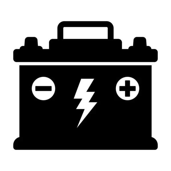 Car Battery Icon Collection Energy Power Accumulator Automotive Charge Sign — Image vectorielle