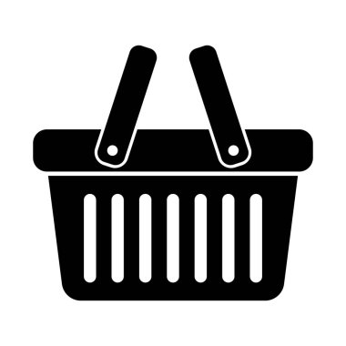 Alışveriş sepeti simgesini - vektör çizim