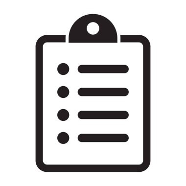 Project management icon. Clipboard and checklist icon. To do list vector icon for web site and app design.