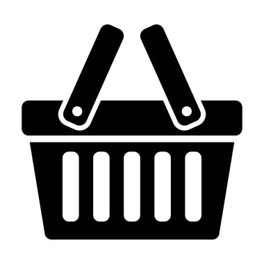 Shopping basket icon - vector illustration. Shop cart, bag, online purchase