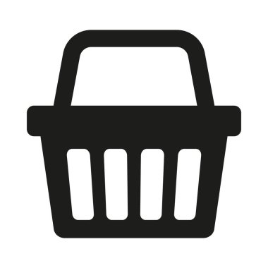 Shopping basket icon - vector illustration. Shop cart, bag, online purchase